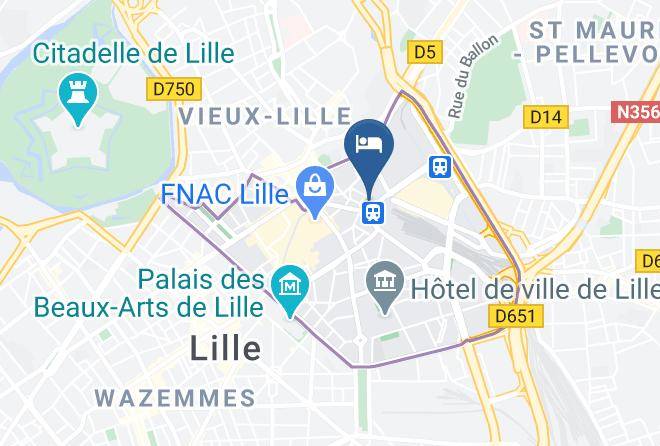 Nord - Hotel La Valiz Lille Maps