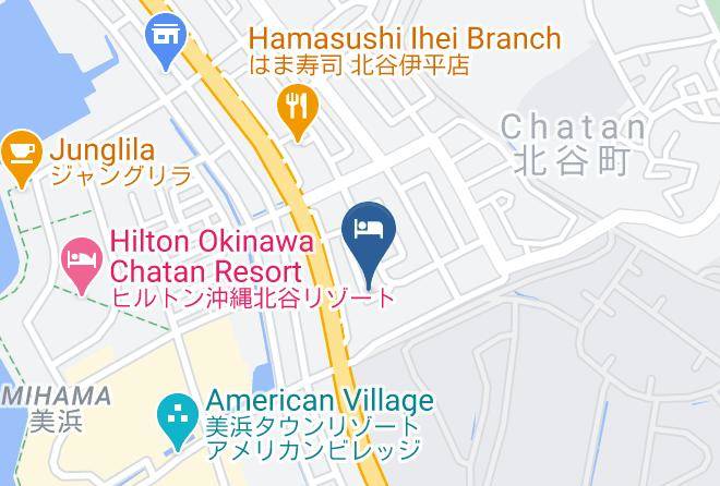 Chatan Townnakagami District - Hotel Flap Resort Maps