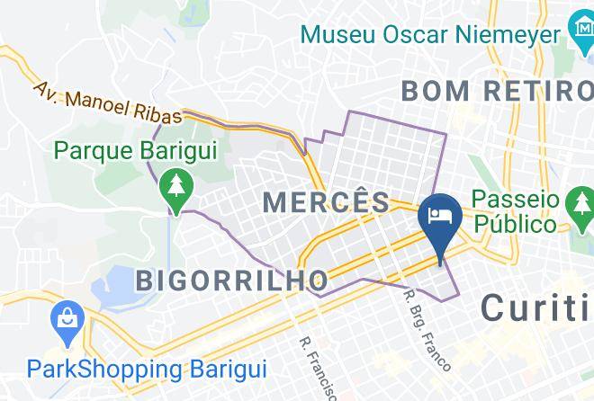 Curitiba - Hotel Flat Petras Residence Maps