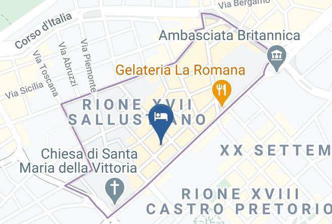 Rome - Hotel Flavia Maps