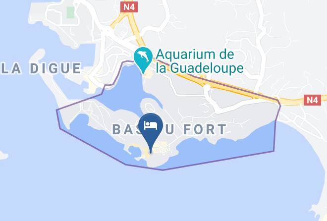 Le Gosier - Hotel Fleur Depee Maps