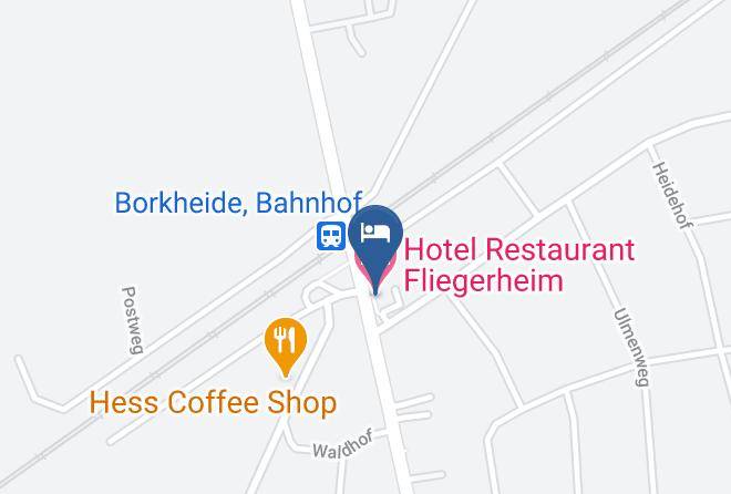 Hotel Restaurant Fliegerheim Map