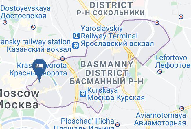 Moscow - Hotel Fligel Maps