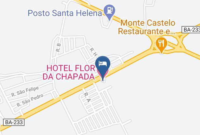 Itaberaba - Hotel Flor Da Chapada Maps