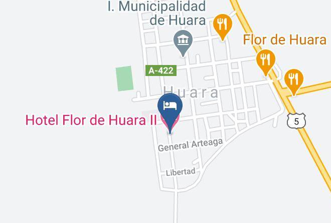 Tamarugal Province - Hotel Flor De Huara Ii Maps