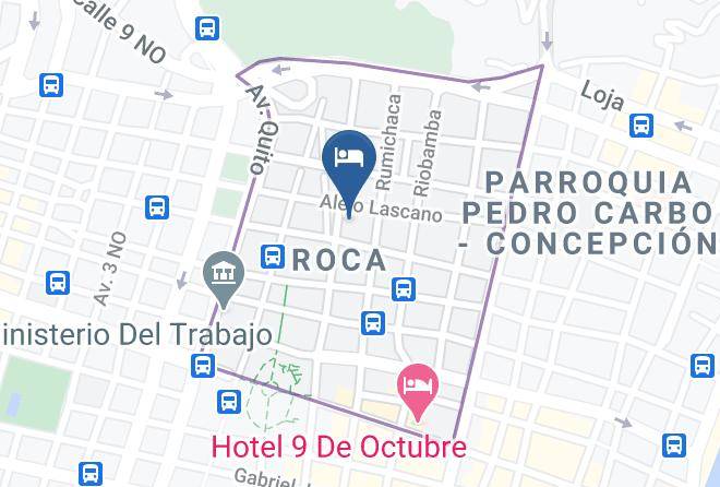 Guayaquil - Hotel Flor De Liz Maps
