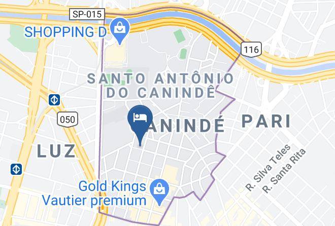 Sao Paulo Pari - Hotel Flor Do Pari Maps