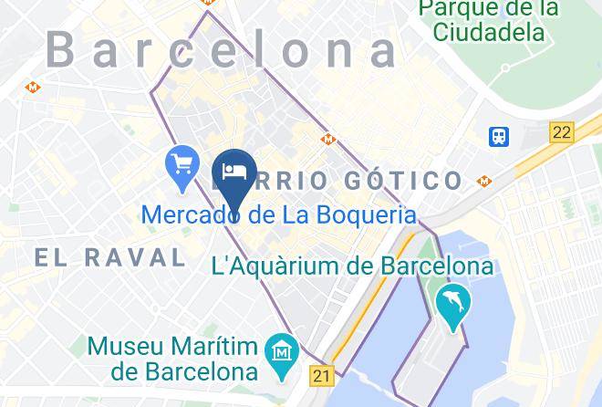 Barcelona - Hotel Flor Parks Maps