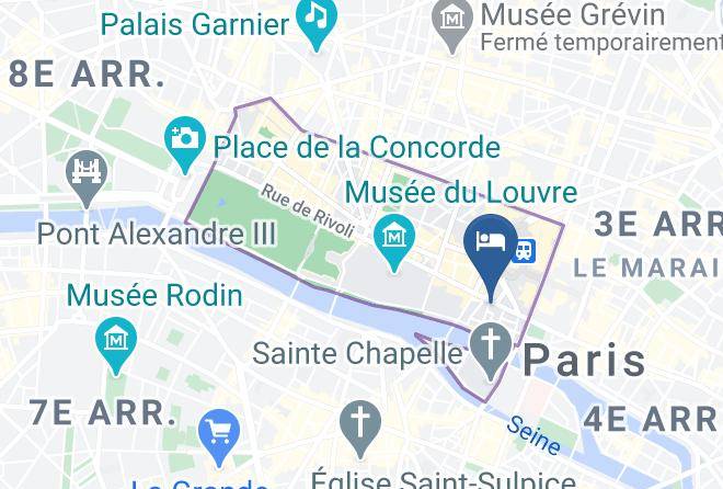 Paris - Hotel Flor Rivoli Maps
