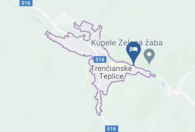 Trencin - Hotel Flora As Maps