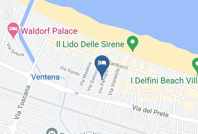 Rimini - Hotel Flora Maps