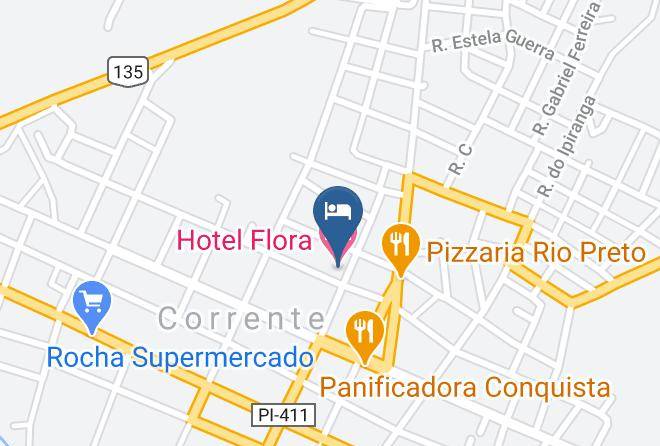 Corrente - Hotel Flora Maps