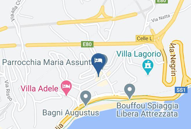 Savona - Hotel Flora Di Corso Patrizia Maps