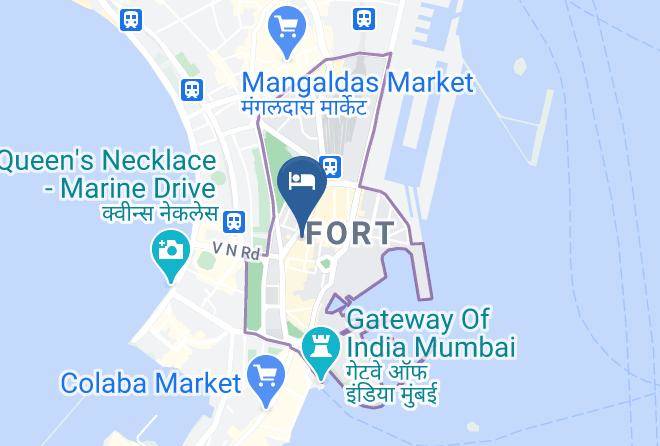 Mumbai - Hotel Flora Fountain Maps