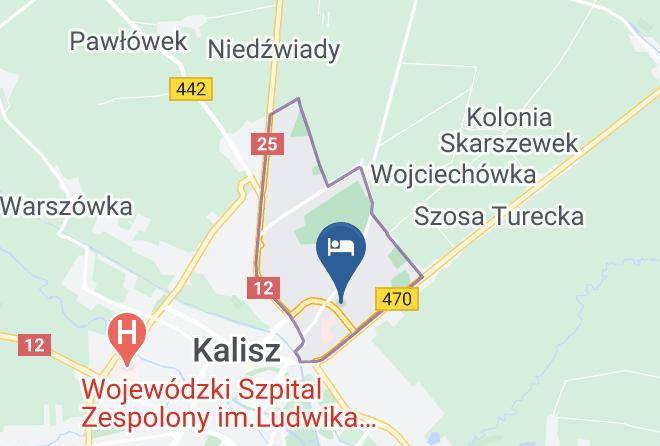 Kalisz - Hotel Flora Maps
