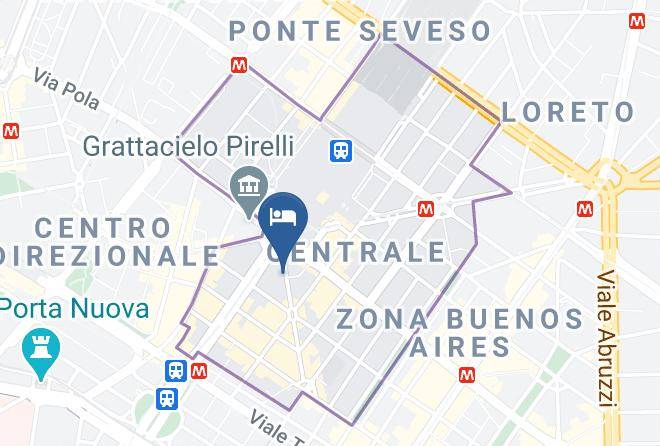 Milan - Hotel Flora Maps
