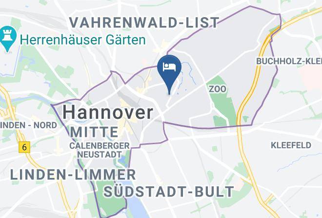 Stadt Hannover - Hotel Flora Maps