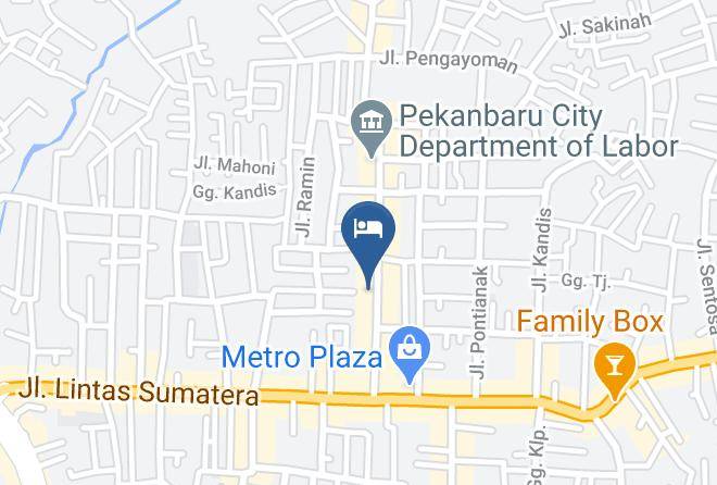 Pekanbaru - Hotel Flora Maps