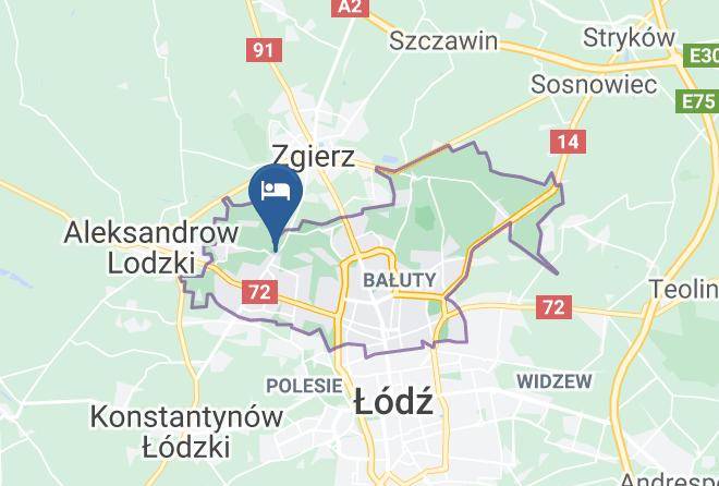 Lodz - Hotel Flora Maps