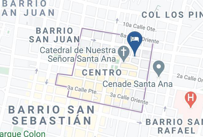 Santa Ana - Hotel Florece Maps
