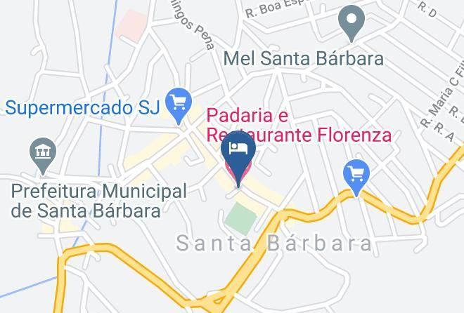 Santa Barbara - Padaria E Restaurante Florenza Maps