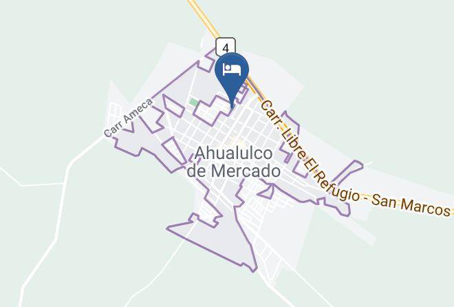 Ahualulco De Mercado - Hotel Flores Maps