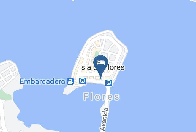 Flores - Hotel Flores De Peten Maps