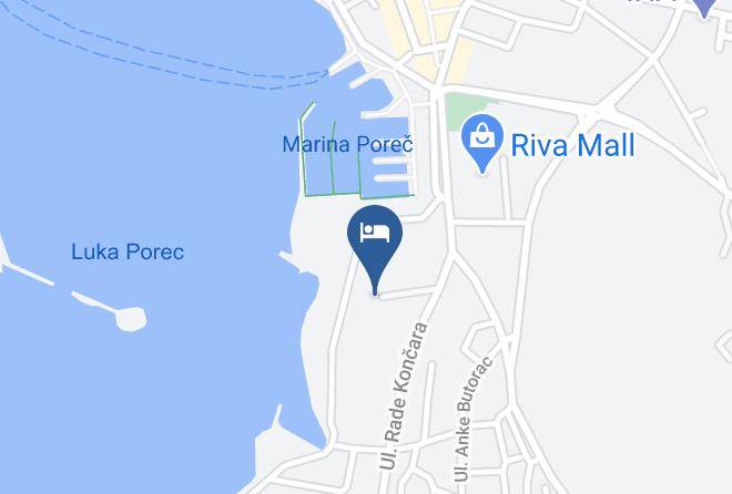 Porec - Hotel Flores Maps