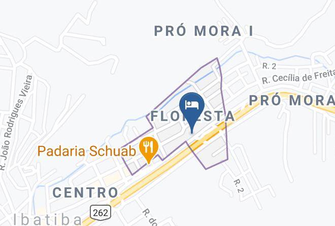 Hotel Floresta Map