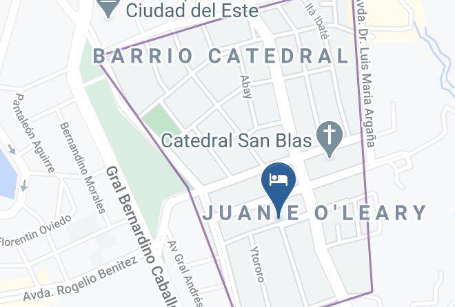 Ciudad Del Este - Hotel Florestal Maps