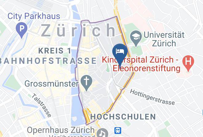 Zurich - Hotel Florhof Maps