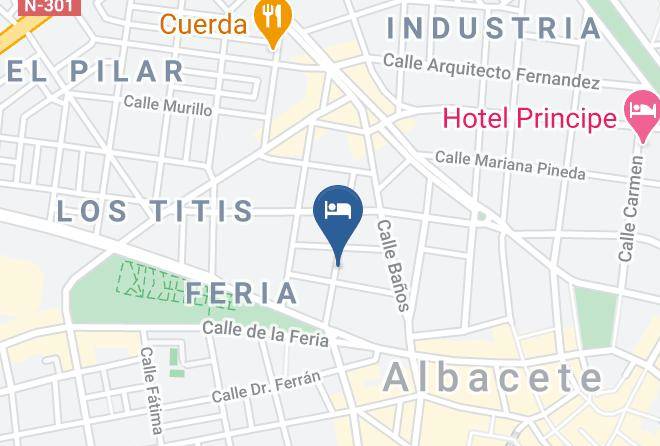 Albacete - Hotel Florida Maps