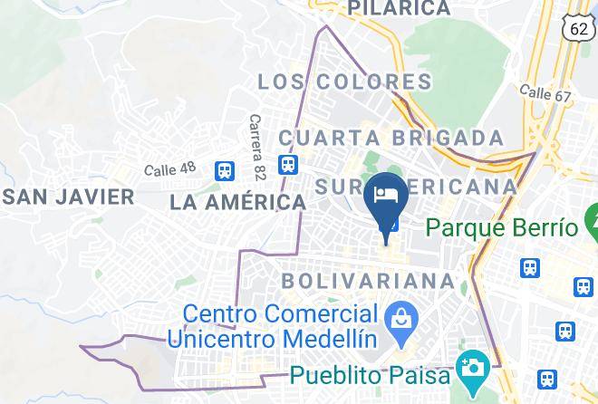 Medellin - Hotel Florida Inn Maps