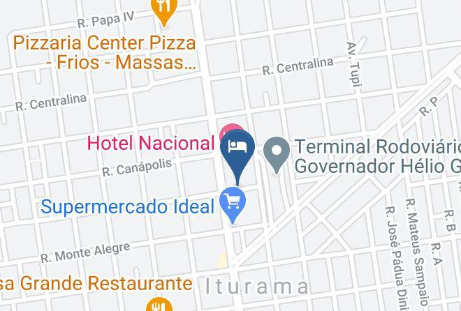 Iturama - Hotel Florida Maps