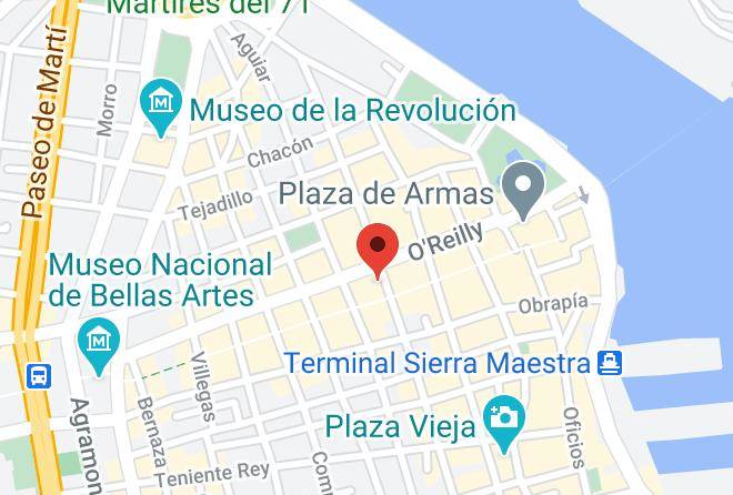 La Habana Vieja - Hotel Florida Habana Maps