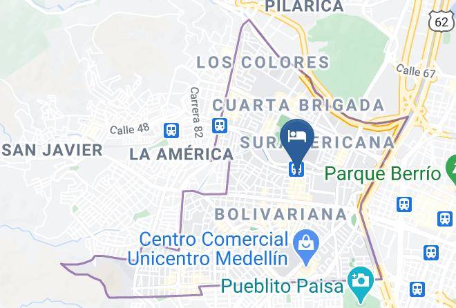 Medellin - Hotel Florida Nueva Maps