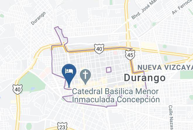Durango Durango Centro - Hotel Florida Plaza Maps