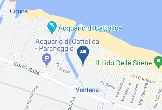 Rimini - Hotel Florida Maps