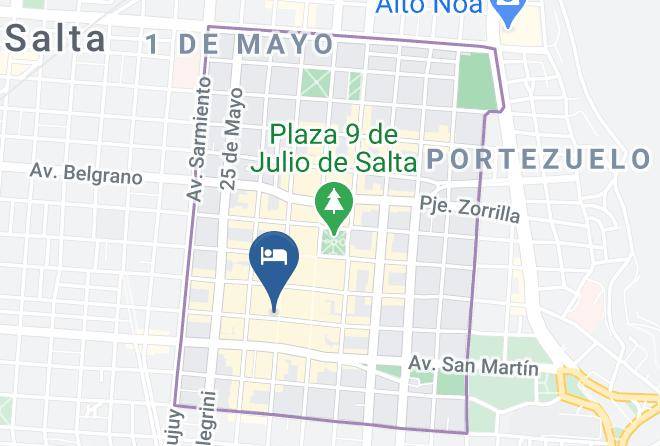 Salta - Hotel Florida Maps