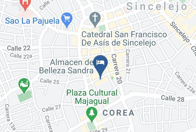 Sincelejo - Hotel Florida Maps