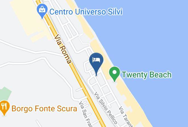 Teramo - Hotel Florida Maps
