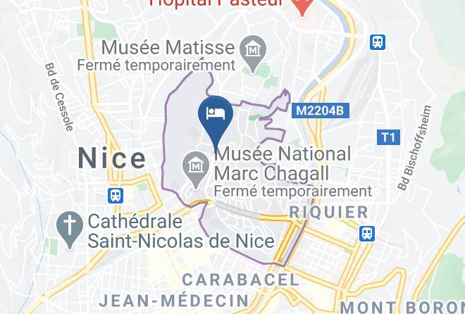 Maritime Alps - Hotel Le Floride Maps