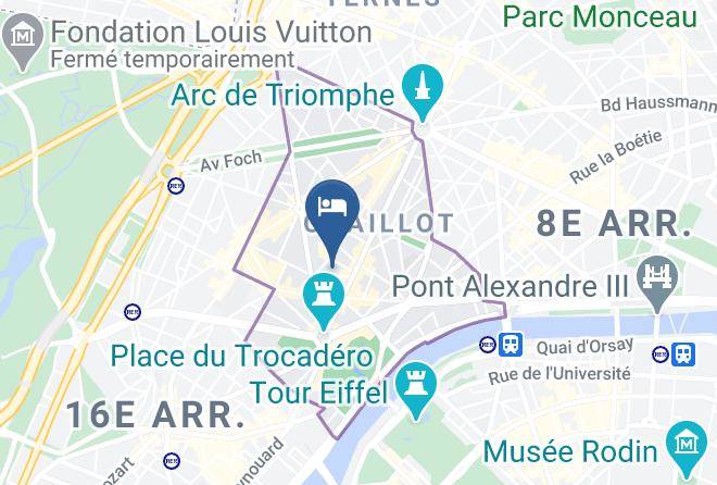 Paris - Hotel Floride Etoile Maps