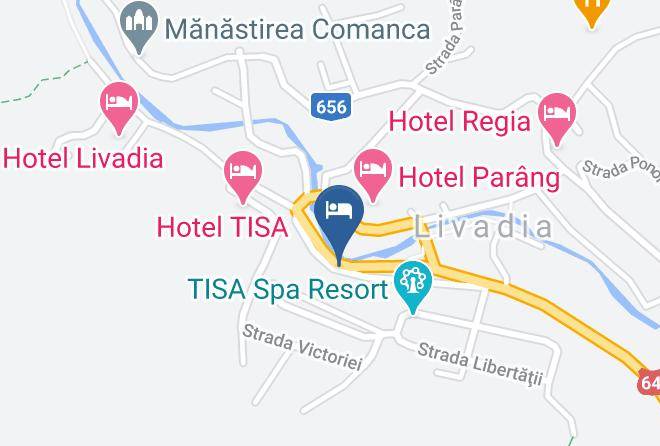 Baile Olanesti - Hotel Florilor Maps