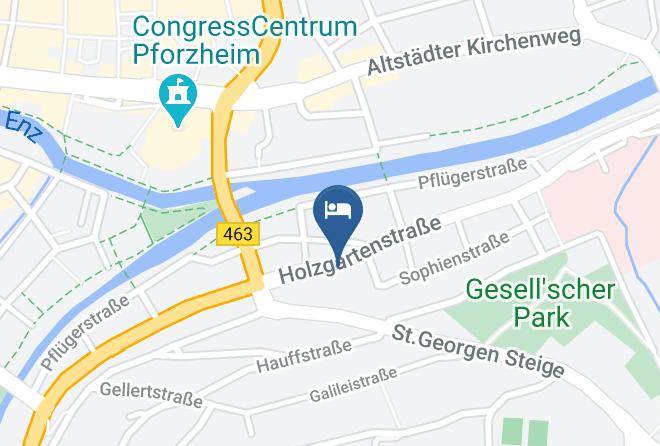 Pforzheim - Hotel Floserstube Maps