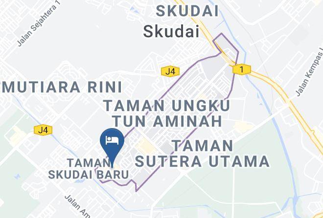 Johor Bahru - Hotel Flyk Maps