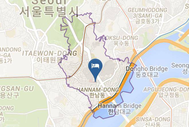 Yongsangu - Hotel Fn Hannam Maps