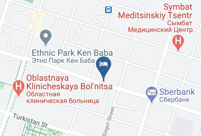 Shymkent - Hotel Fn Shymkent Maps