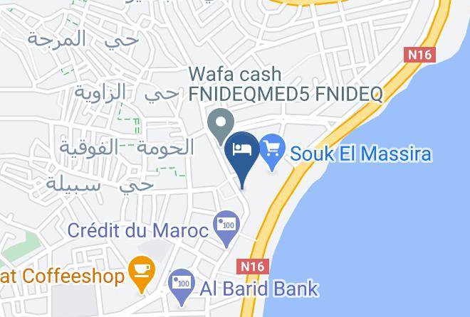 Tangier Tetouan - Hotel Fnideq Maps