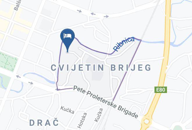Podgorica - Hotel Fobra Maps